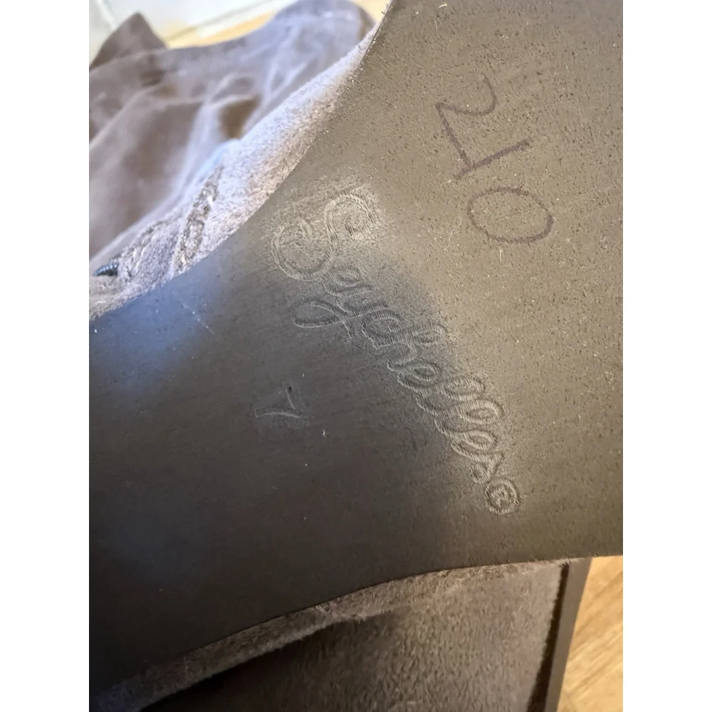 Anthropologie Seychelles‎ You Or Me Over-The-Knee Boots Size 7 Taupe NWOB